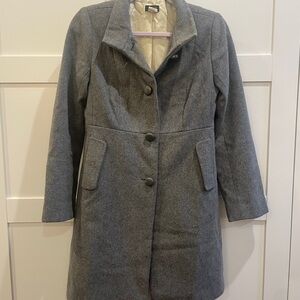 J.Crew gray wool coat